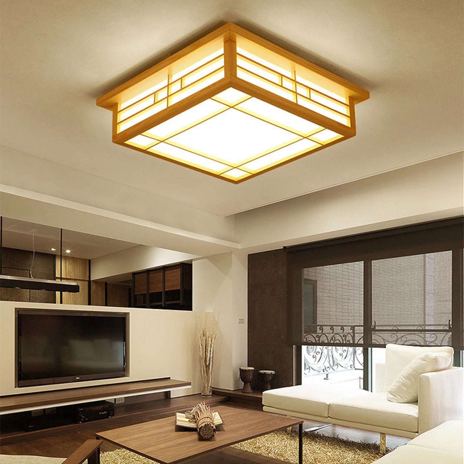 Japan Style Ceiling Lamp Modern Home Lighting Fixture