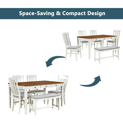 Wood Dining Table Set