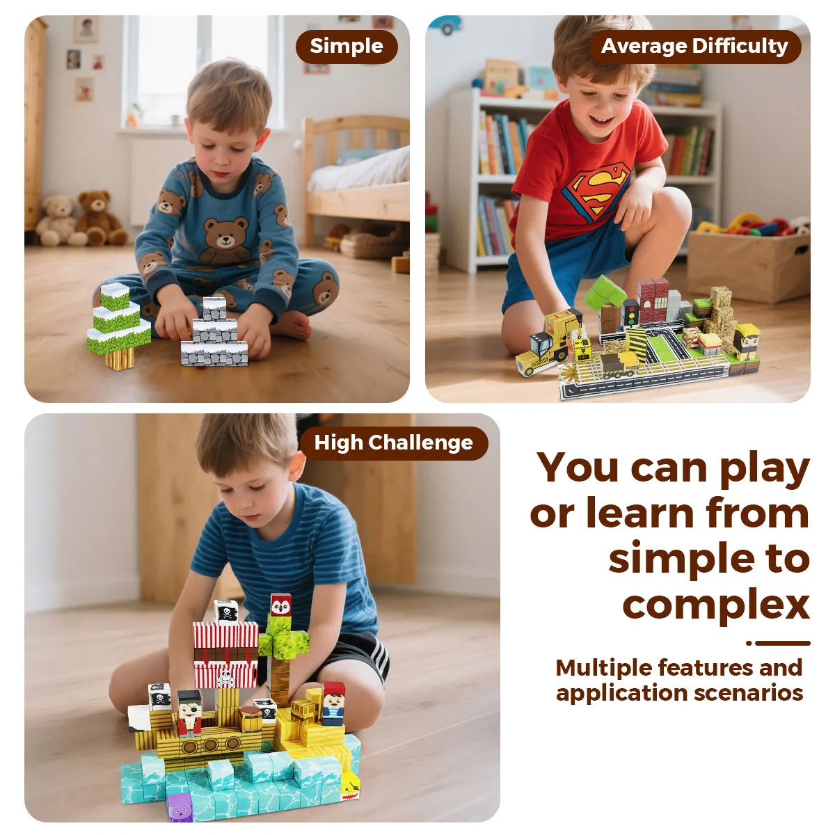 Kids Magnetic Building Blocks