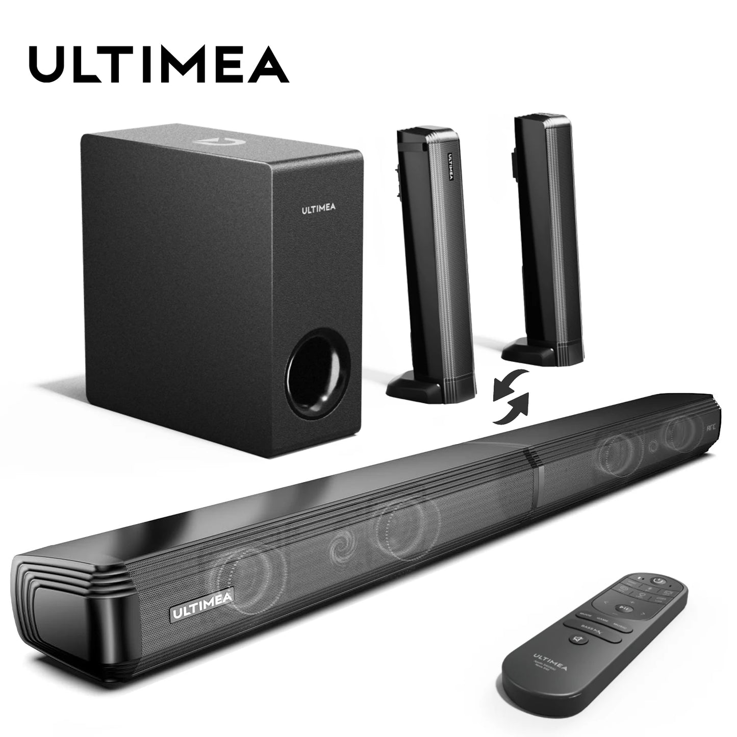 Soundbar with Subwoofer, Bluetooth