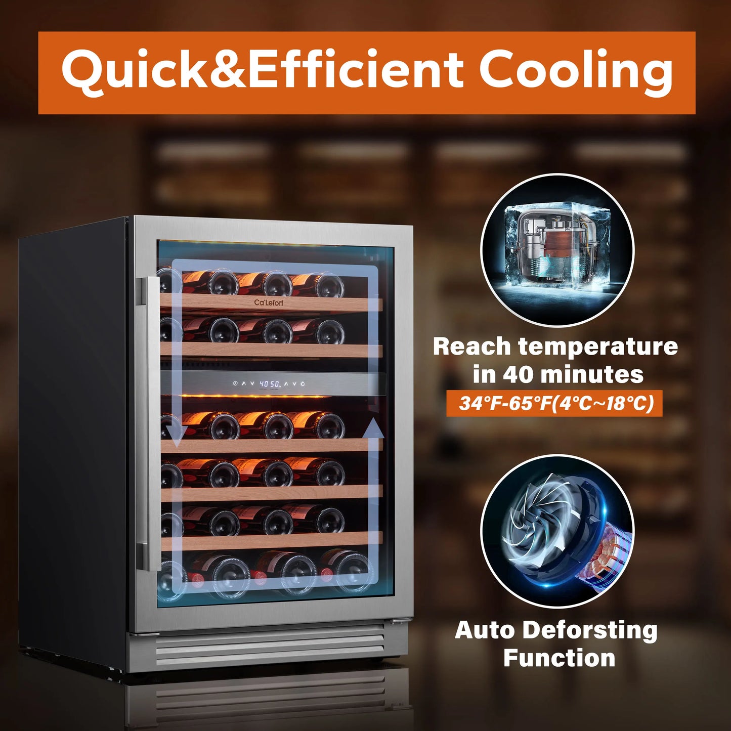 46 Bottle Refrigerator