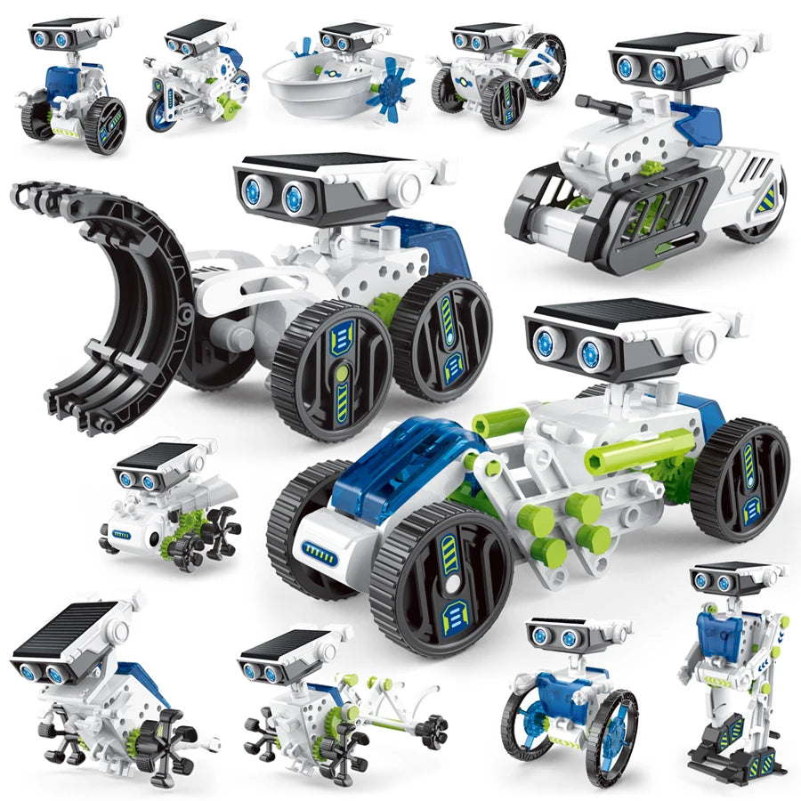 12-in-1 Solar Robot Toy Kit for Kids