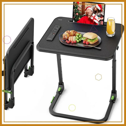 Foldable TV Tray Table for Living Room and Home Use