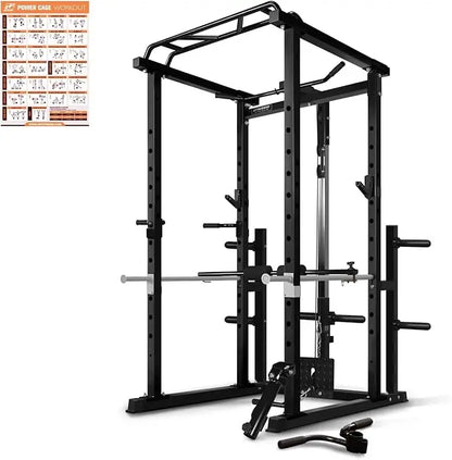 LAT Pull Down, Squat Rack