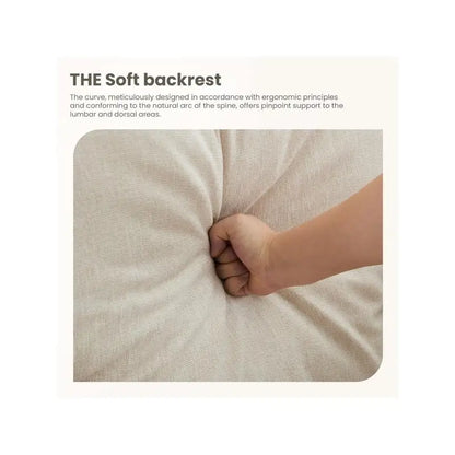 Oversized Beige Armchair