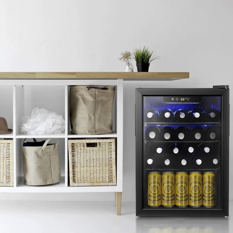 24 Wine Bottle Beverage Refrigerator