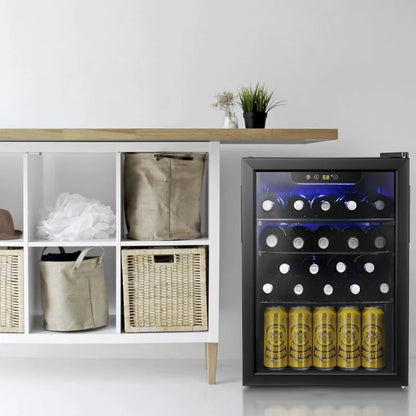 24 Wine Bottle Beverage Refrigerator