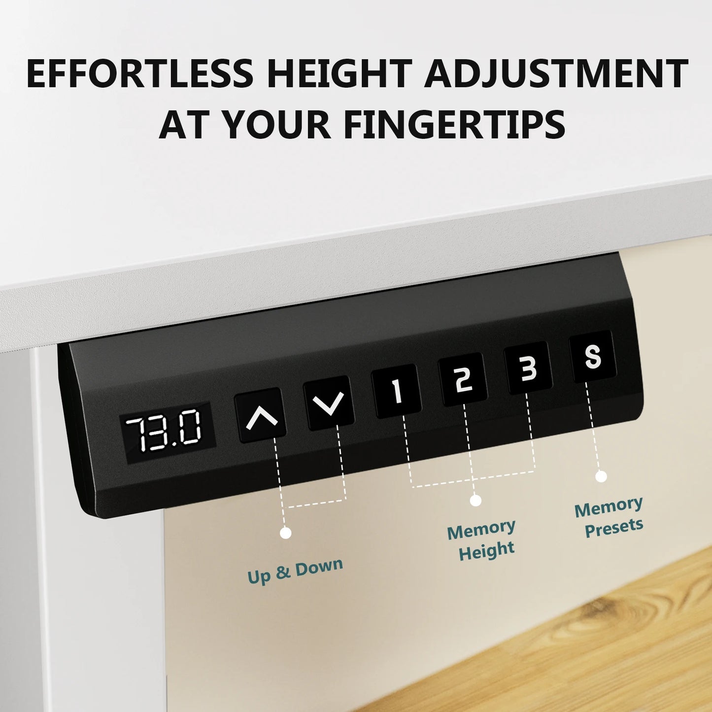 Electric Standing Desk Adjustable Desk for Home & Office