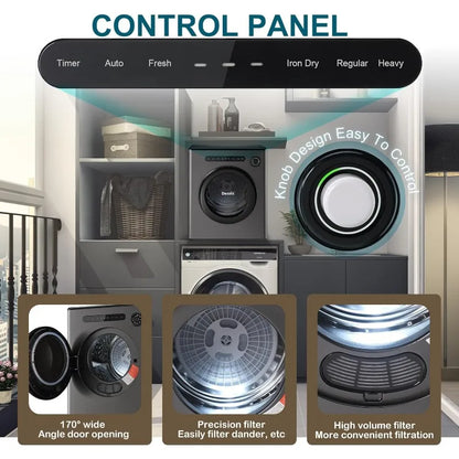 Compact Dryer with Exhaust Pipe