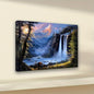 Waterfall Landscape Canvas Print