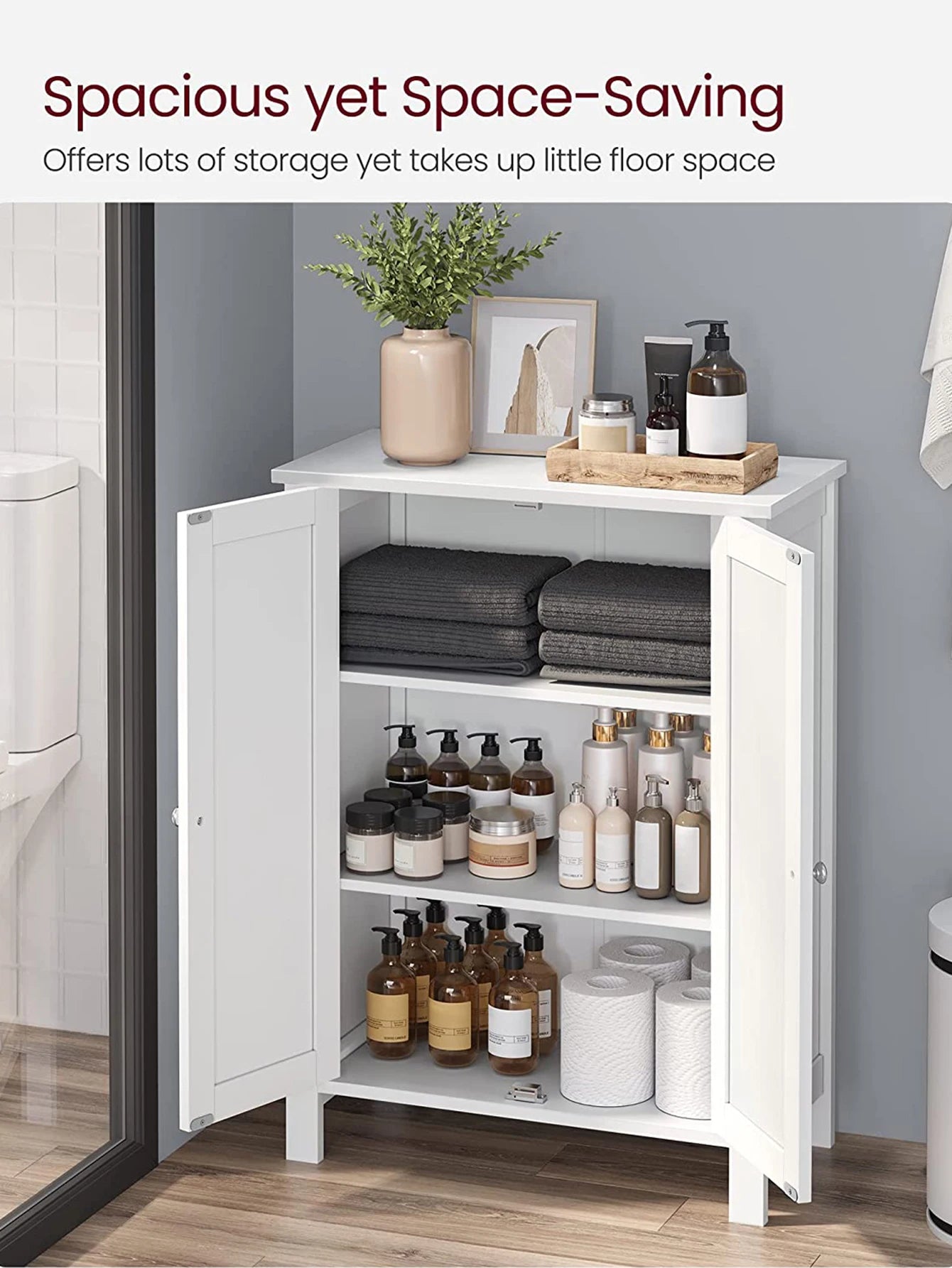 Bathroom Floor Storage Cabinet