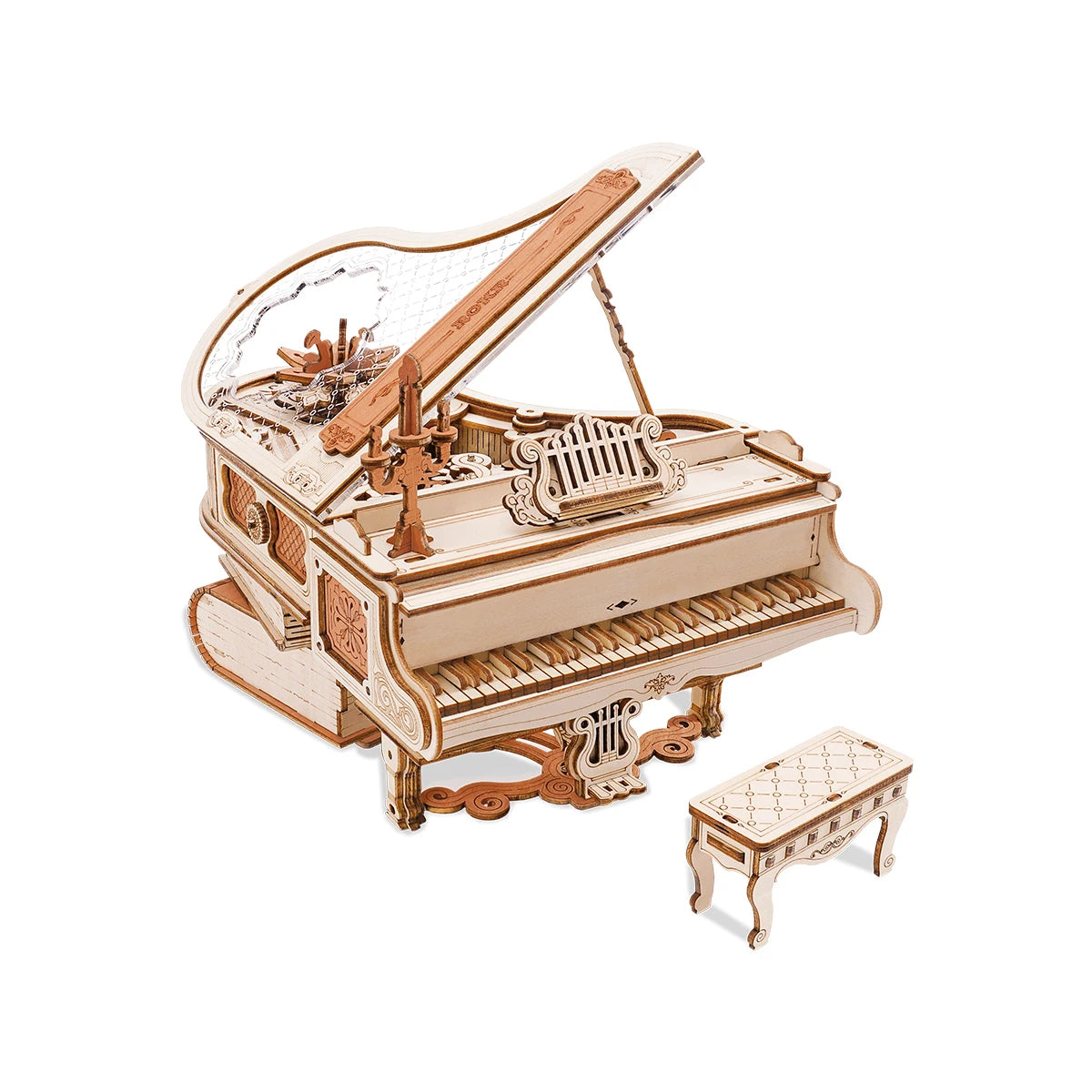 Piano 3D Puzzles Wooden Music Model Building Kit