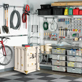 Metal Storage Bedside Cabinet