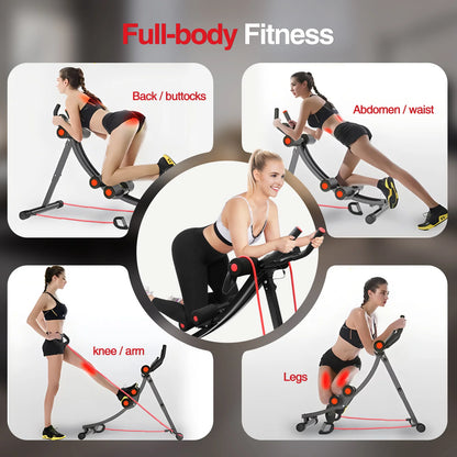Foldable Abdominal Machine LCD Display