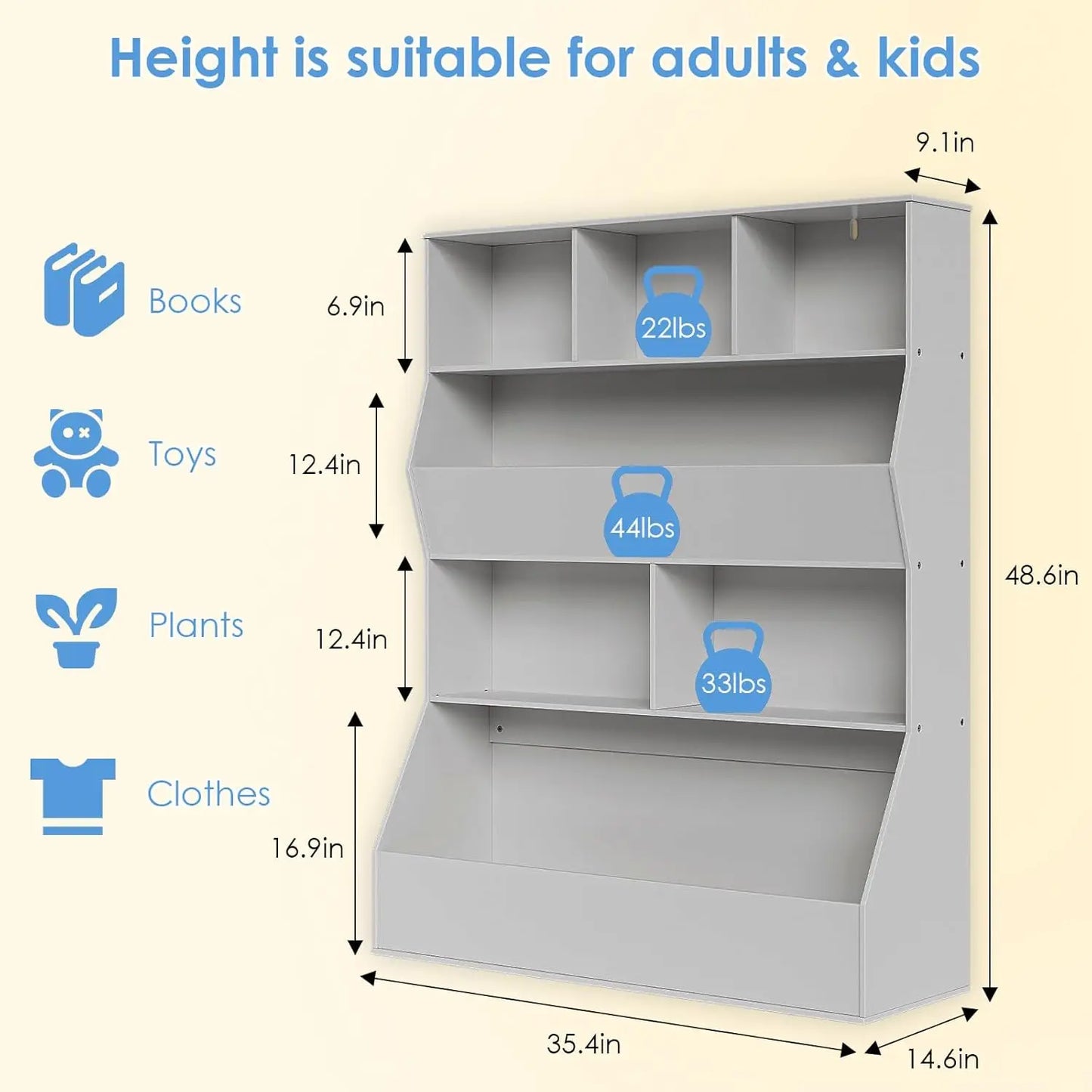 Kids Toy Storage Organizer