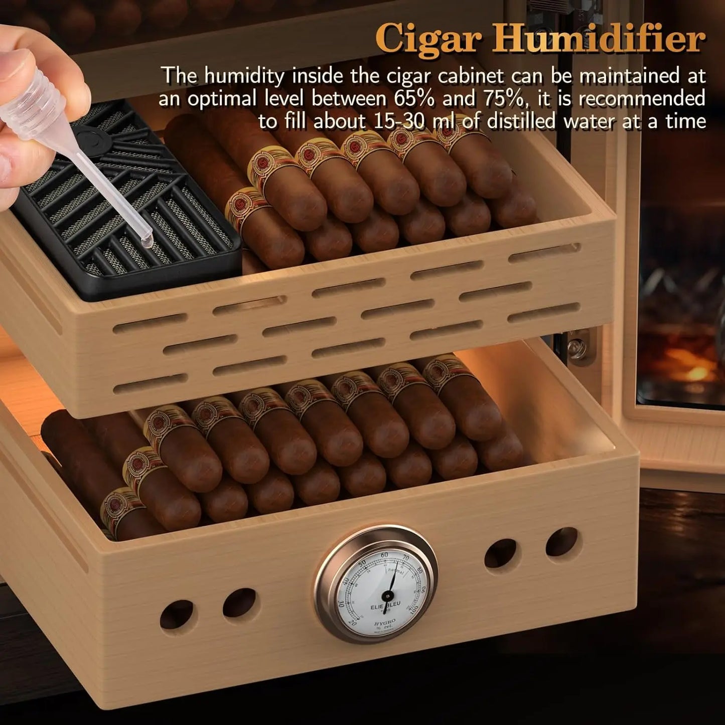 Cigar Humidor Large Capacity Storage