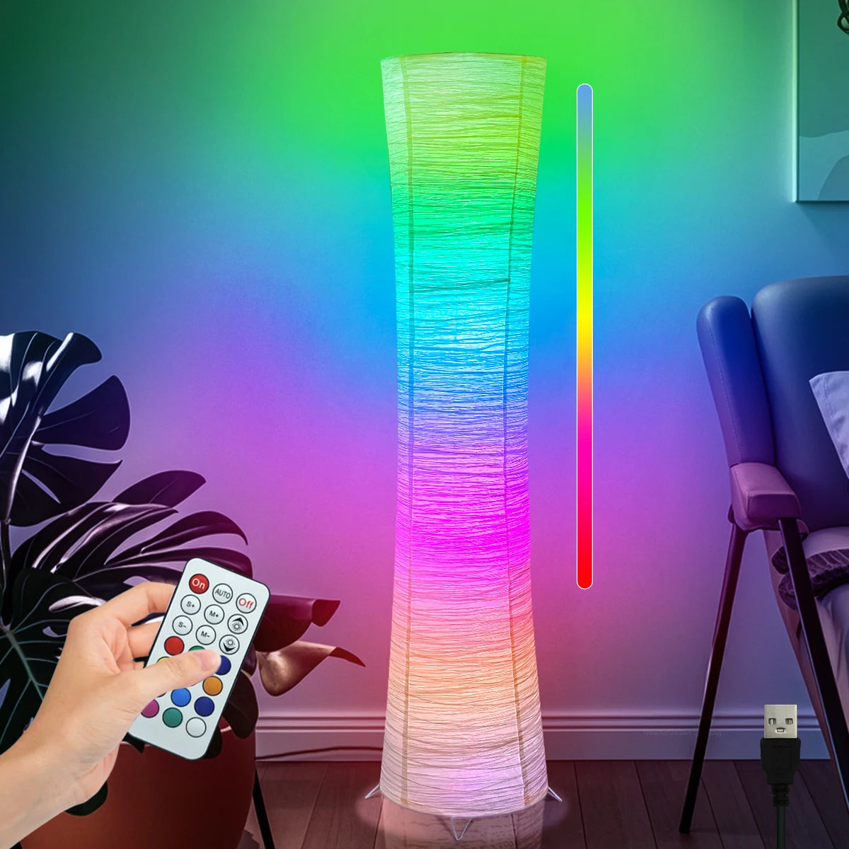Modern Paper Lamp Remote Control for Comfortable Ambient Lighting