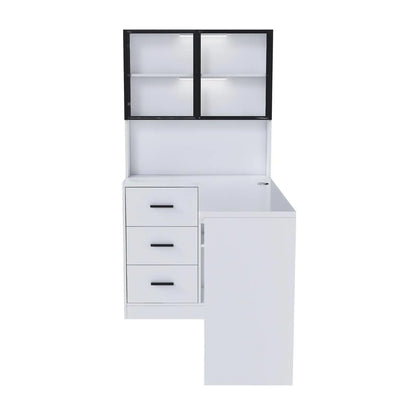 Computer Desk Glass Cabinets for home