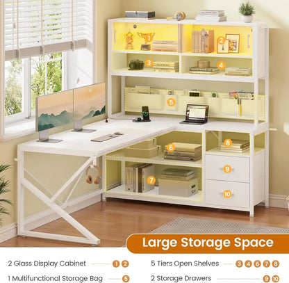 L Shaped Gaming Desks for home