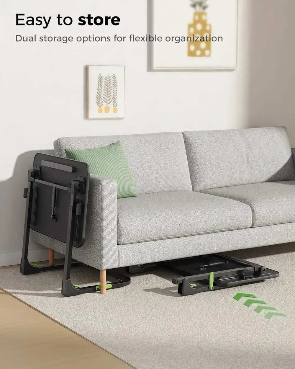 Foldable TV Tray Table for Living Room and Home Use