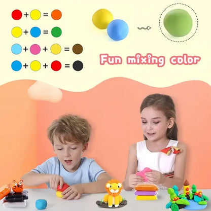 Ultra Light Clay Set for Kids and Creative Arts