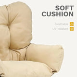 Wicker Rocking Egg Chair