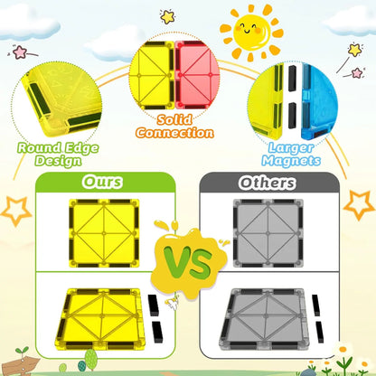Magnetic Tiles Building Blocks