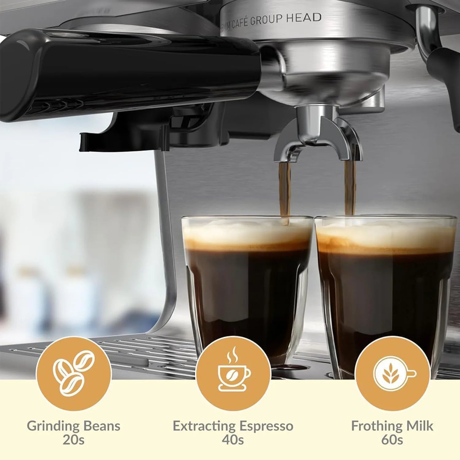20 Bar Espresso Coffee Machine