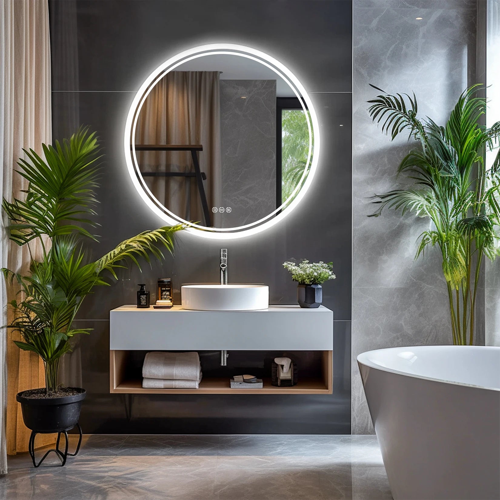 Bathroom Mirror LED Lights Dimmable