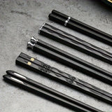 Premium Alloy Chopsticks - 5 Pairs