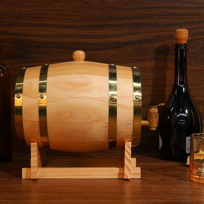 Wooden Whiskey Barrel/Stand 3L