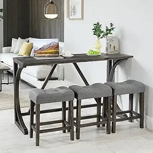 59" 4 Piece Bar Table Set