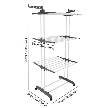 4-Tier Foldable Laundry Drying Rack