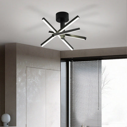Modern Black LED Ceiling Light for Stylish Home Interiors