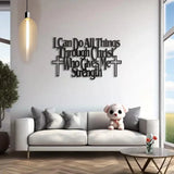 Empowering Wall Art Philippians 4:13