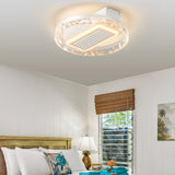 Crystal LED Ceiling Fan/Light
