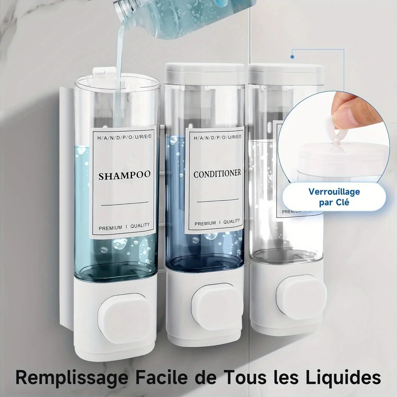 Shampoo Conditioner Soap Dispenser
