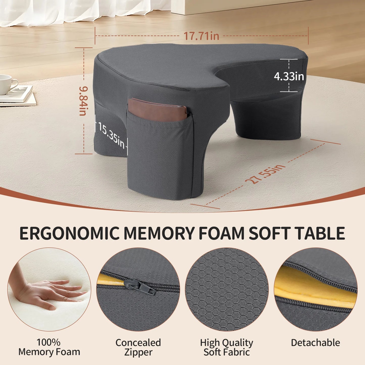 Ergonomic Memory Foam Pillow