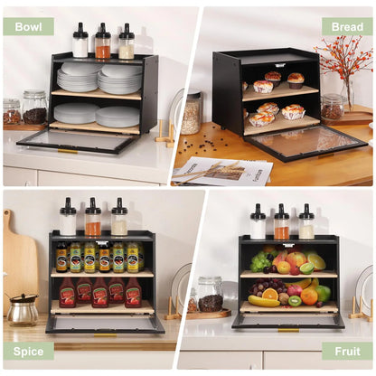 Double Layer Bread Box