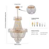 Luxury Gold Crystal Chandelier