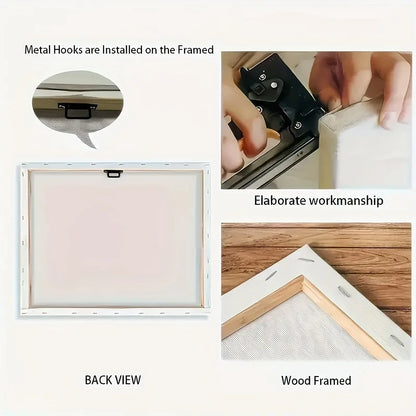 Rustic Farmhouse Painting with Cow