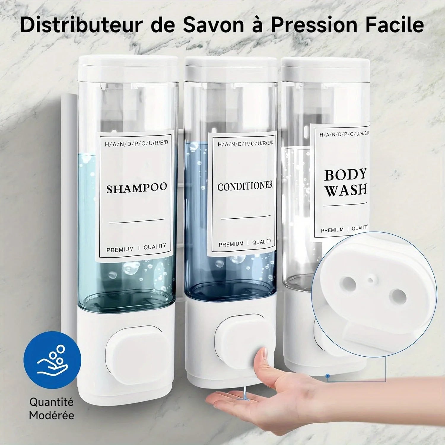 Shampoo Conditioner Soap Dispenser