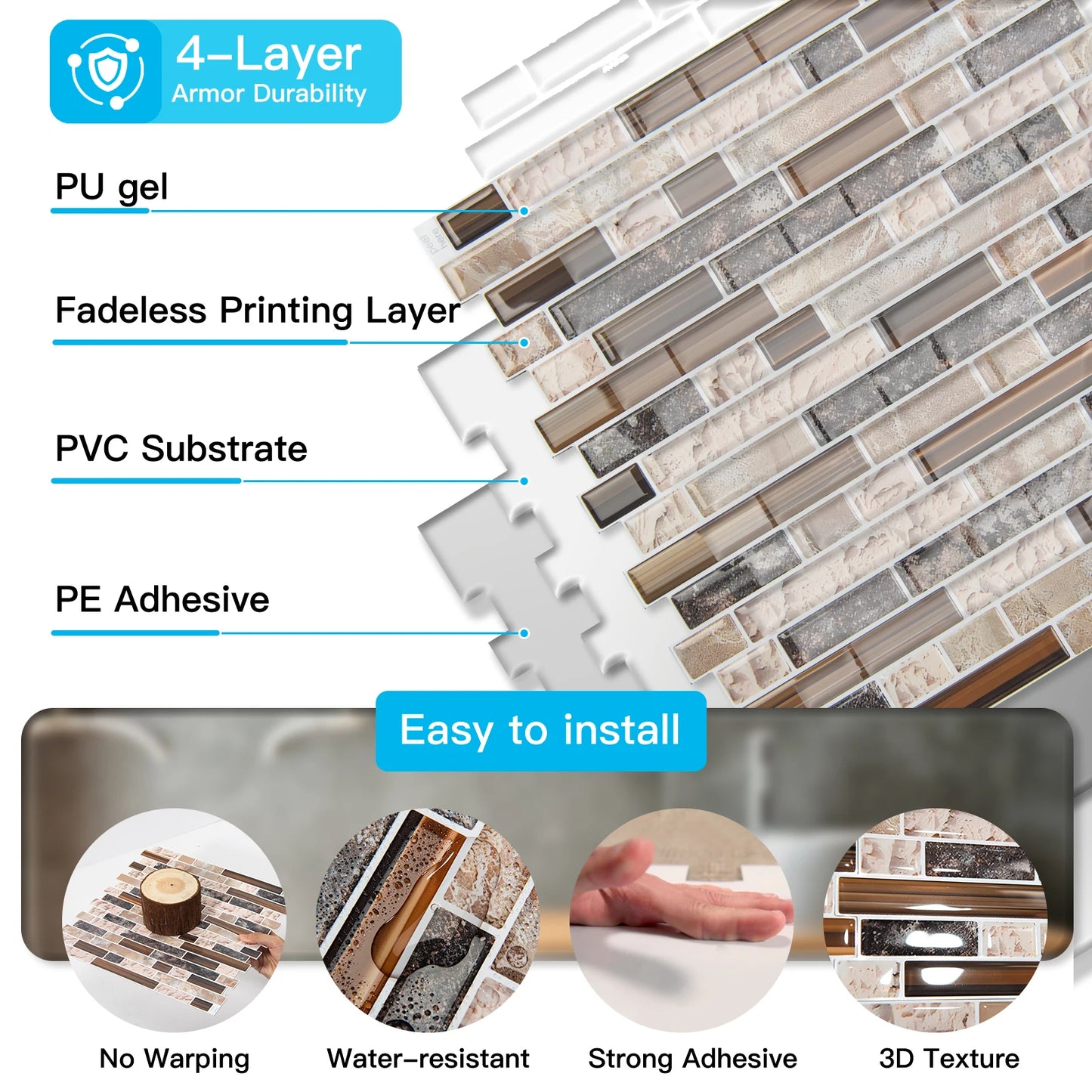 Peel and Stick Backsplash