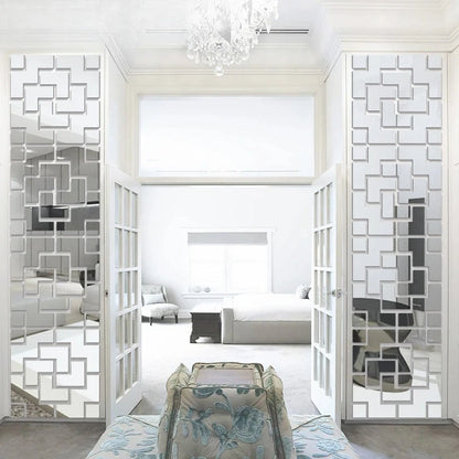 Creative Wall Sticker Mirrors for Home Décor & Interiors