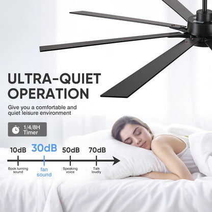 62/72 Inch Smart Ceiling Fan