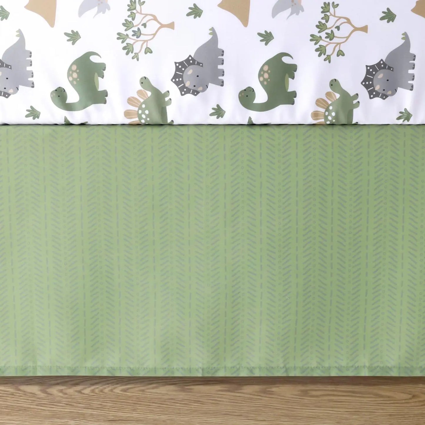Dinosaur Nursery Bedding Set for Baby Crib and Toddler Bed