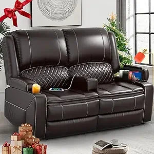 Modern Loveseat Recliner Sofa for Living Rooms & Lounging
