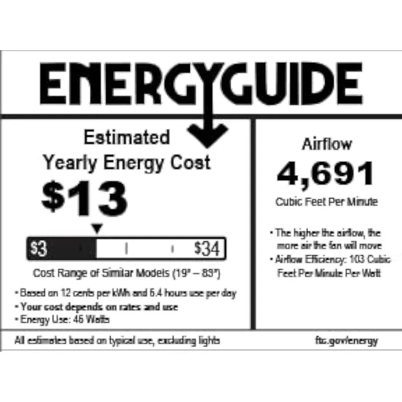 58" Heavy-Duty Ceiling Fan