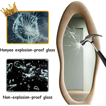 Irregular Wave Full-Length Mirror