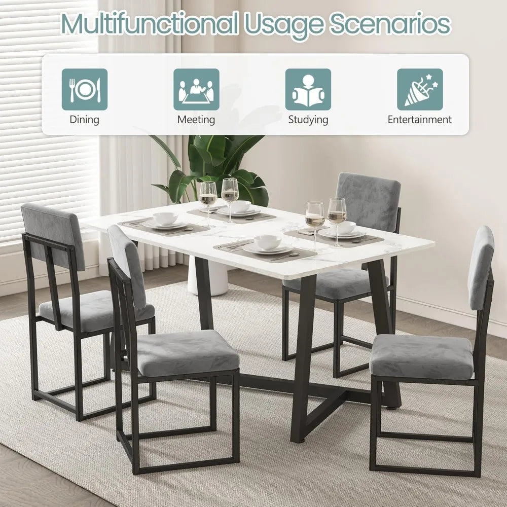Modern Dining Set 5-Piece